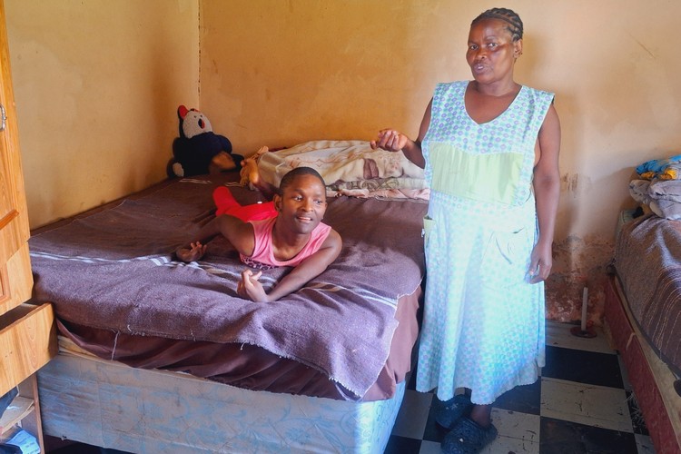 Bizeleni Gwanya and her disabled daughter were promised an RDP house. Years later, they are still in a mud house